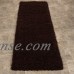 Ottomanson Solid Contemporary Living and Bedroom Soft Shaggy Area and Runner Rugs   558128583